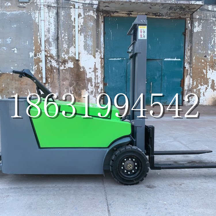 临颍县小型电动叉车1吨2吨步行站驾式电瓶堆高充电装卸车液压升降车铲车